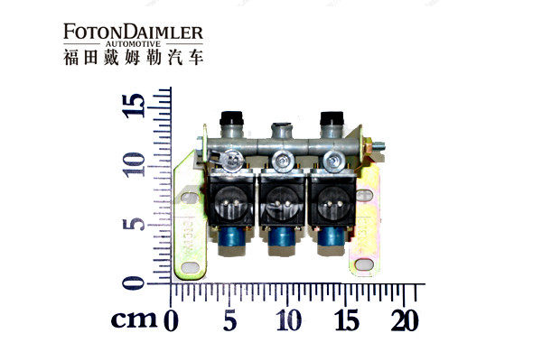 ,电磁阀 福田戴姆勒欧曼汽车原厂配件 欧曼快插式电磁阀三联电磁阀,北京盛通恒运汽车配件销售中心