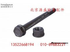H0295280020A0,法兰面螺栓施必牢螺母合件,北京源盛欧曼汽车配件有限公司