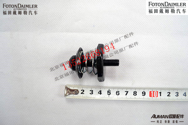 F1B249553104043,翻转盖板锁扣总成,北京源盛欧曼汽车配件有限公司