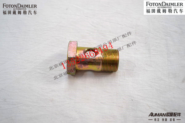F1417034000008,转向泵铰接螺栓,北京源盛欧曼汽车配件有限公司