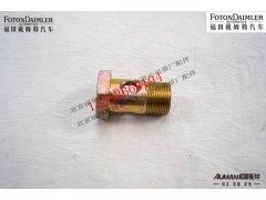 F1417034000008,转向泵铰接螺栓,北京源盛欧曼汽车配件有限公司