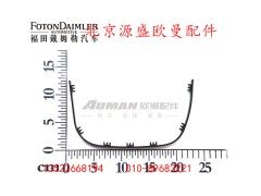 H4342050004A0,转向管柱前护罩卡带,北京源盛欧曼汽车配件有限公司