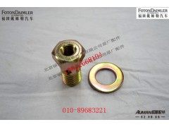 S30N-01039,螺栓-主销堵盖,北京源盛欧曼汽车配件有限公司