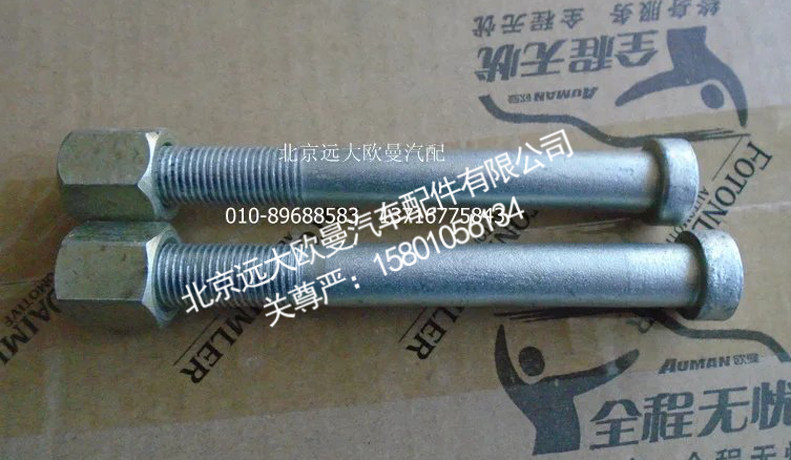 H4292100009A0-A,前钢板弹簧中心螺栓,北京远大欧曼汽车配件有限公司