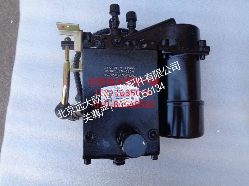 H0504020300A0,车身翻转电动油泵总成,北京远大欧曼汽车配件有限公司