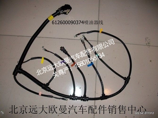 612600090374,喷油器线,北京远大欧曼汽车配件有限公司