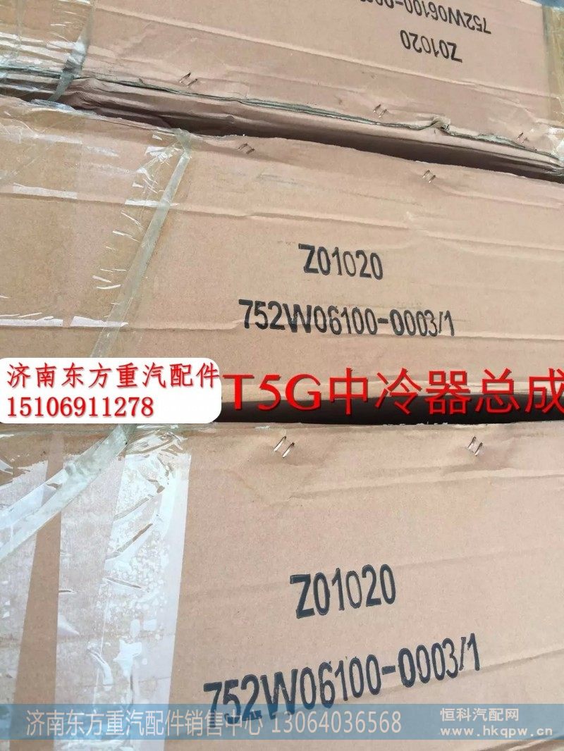 752W06100-0003中冷器总成
