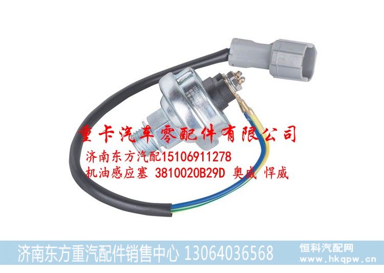 3810020B29D 奥威 悍威,机油压力传感器,济南东方重汽配件销售中心