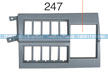 5305-300153,红岩杰狮左开关框,丹阳市华耀佳诚汽车零部件有限公司