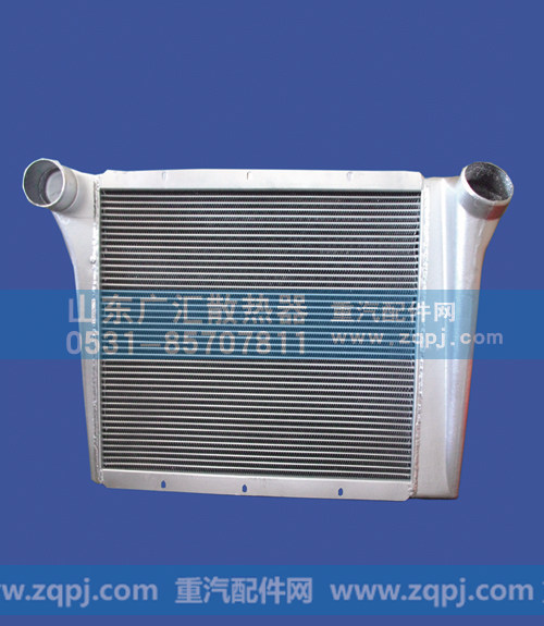 陕汽中冷器0001 芯体尺寸720x605