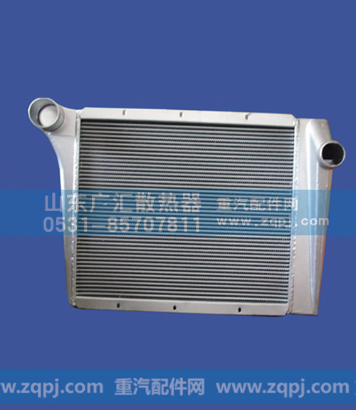 重汽中冷器0369 芯体尺寸605x720
