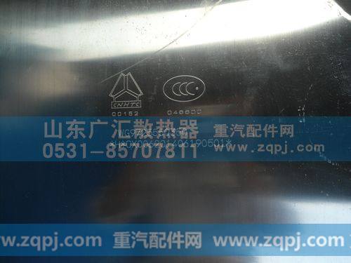 WG9725550360,重汽350方,山东广汇散热器