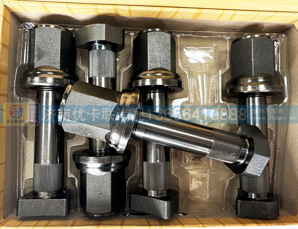 35CRMOV材质，大载专用后轮螺丝WG7121340131（22.3×145）