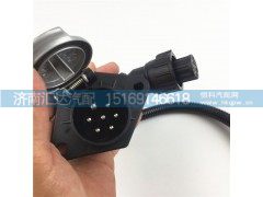 ,陕汽德龙F2000F3000M3000x3000牵引车7孔挂车插座,济南汇达汽配销售中心