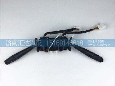 DZ96189584864,陜汽德龍新M3000組合開關燈光雨刮大燈控制開關,濟南匯達汽配銷售中心