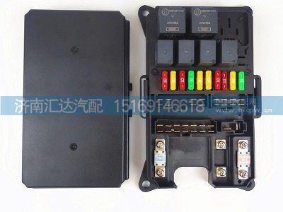 ,陜汽重卡原廠配件德龍新m3000多功能底盤電器盒德龍電器盒自主ECU,濟(jì)南匯達(dá)汽配銷售中心