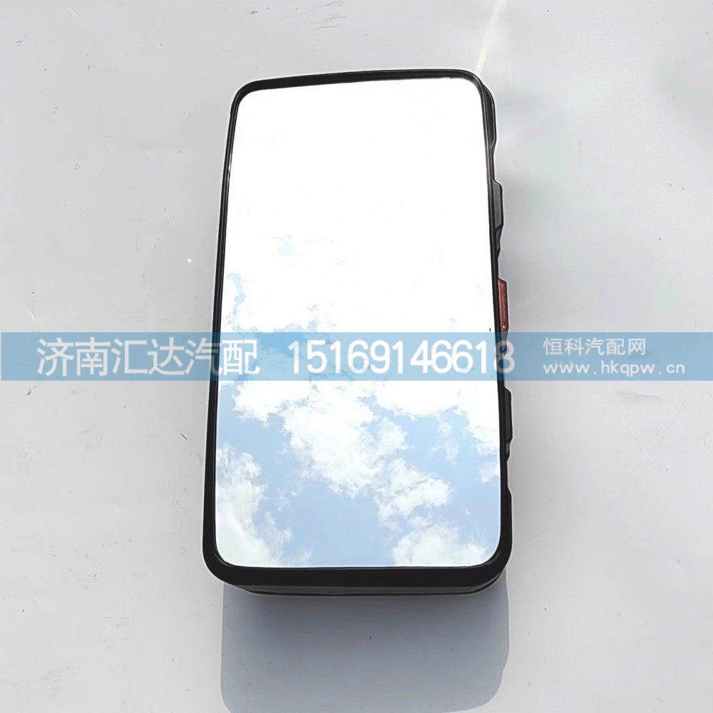 德龍F(tuán)3000 M3000 車門外前倒車鏡后視鏡帶燈反光鏡/