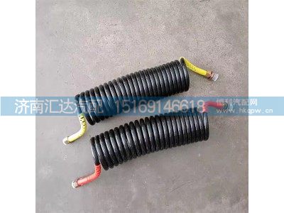 DZ9100360158,螺旋管總成(紅色),和dz9100360159不可拆分,濟(jì)南匯達(dá)汽配銷售中心