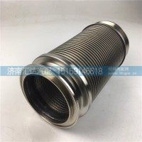 德龙保温型挠性软管国六排气管金属波纹管软连接