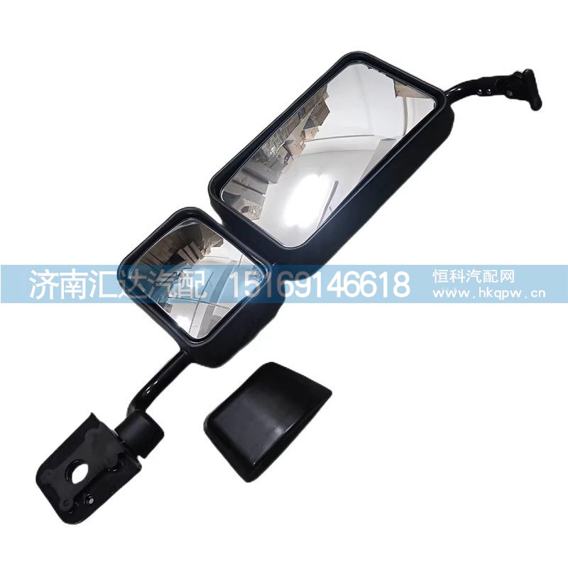 德龍新F3000后視鏡總成新款倒車鏡駕駛室后視鏡帶支架總成/