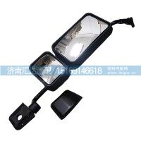 德龍新F3000后視鏡總成新款倒車鏡駕駛室后視鏡帶支架總成