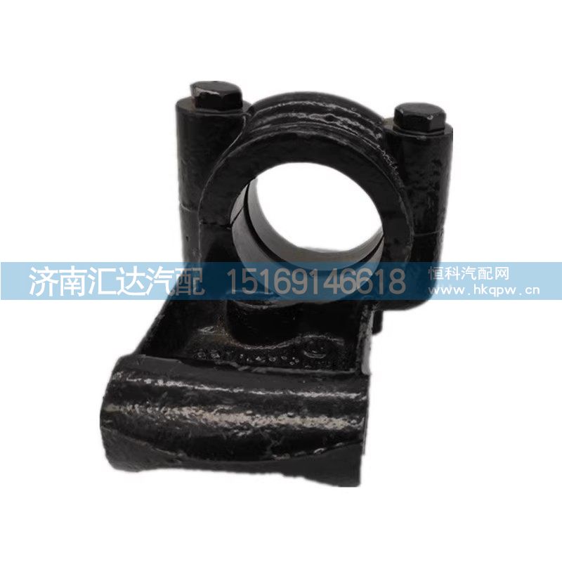 德龙F3000驾驶室前稳定杆轴承座平衡梁支架吊架双缝衬套