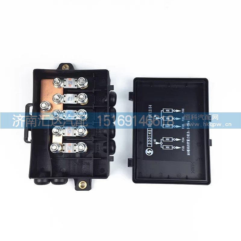 德龍新M3000X3000底盤電器盒(WP13防火墻)/DZ93189712154