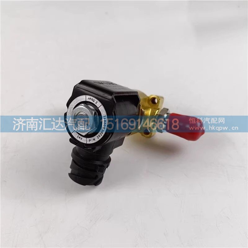 德龍SCR加熱水閥電磁閥濰柴尿素泵加熱電磁閥/DZ93189711304