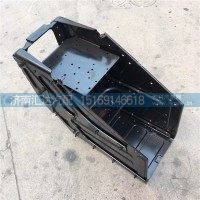 德龙新M3000新款双层电瓶箱体X5000蓄电池托架总成