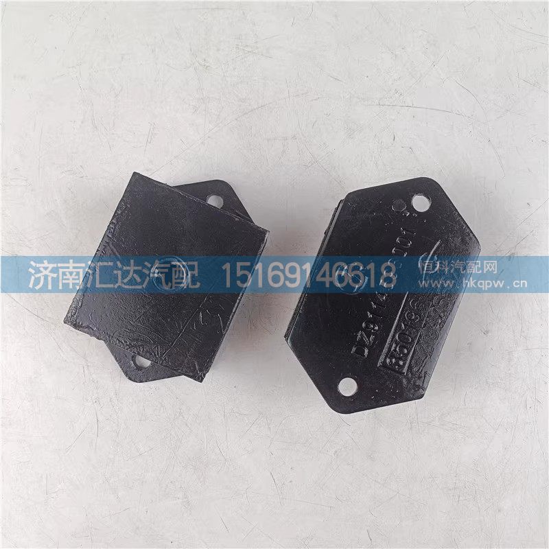 德龙F3000新M3000发动机前支撑胶垫前机爪垫前支架脚垫