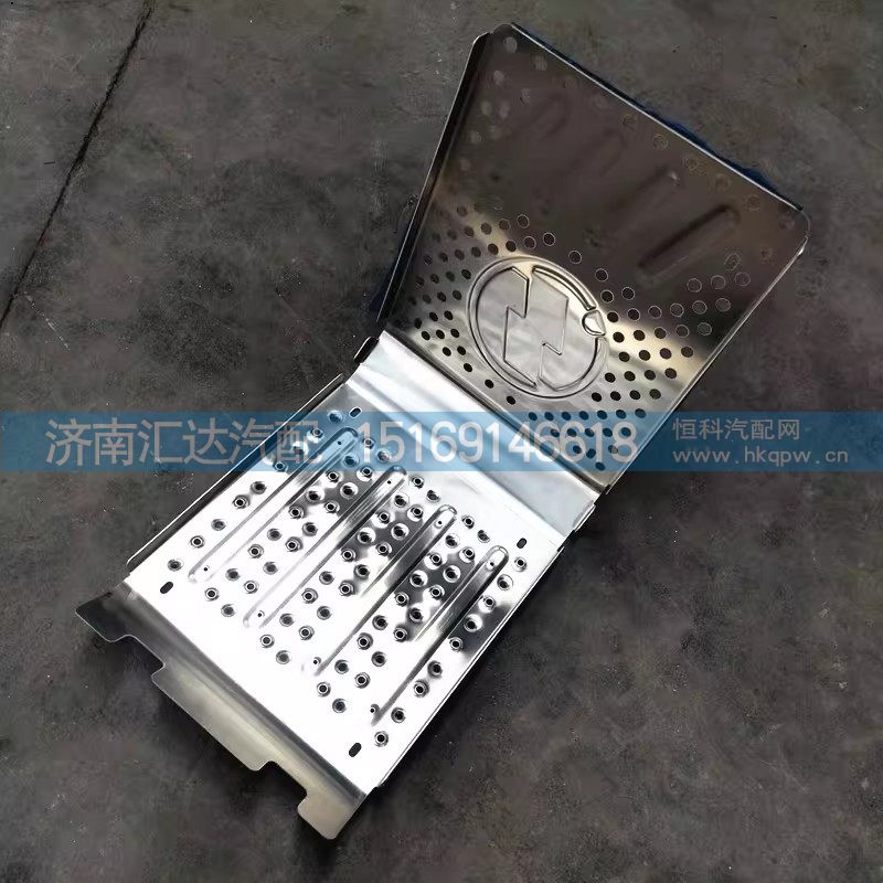 德龙新M3000消音器隔热板X3000排气管装饰板隔热罩