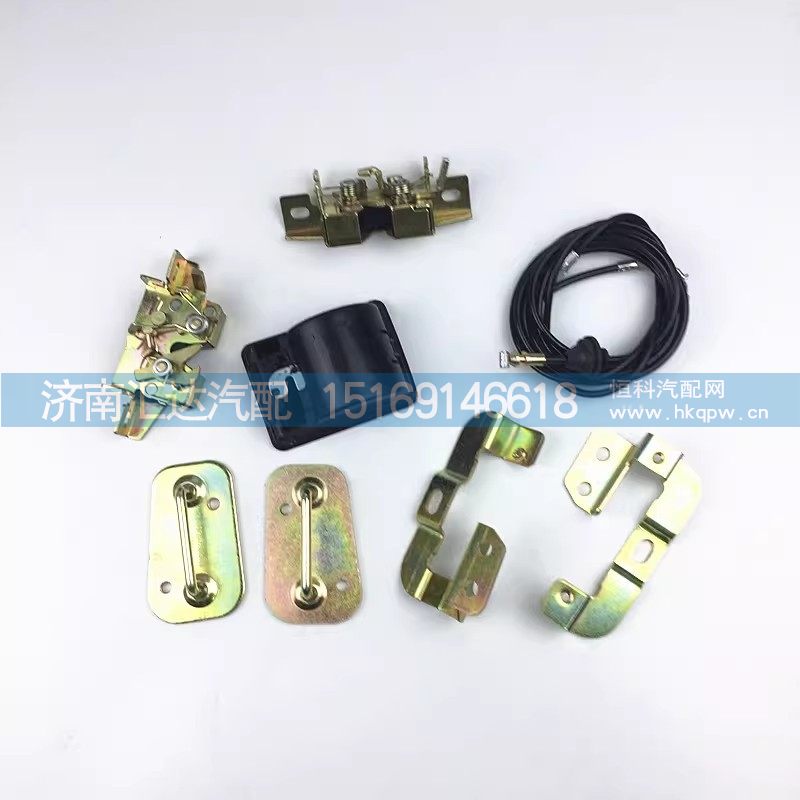 德龍新款新M3000面板鎖總成面罩鎖扣手鎖體拉線支架鎖扣