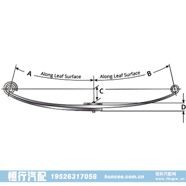 46-1584,钢板弹簧总成,河南恒行机械设备有限公司