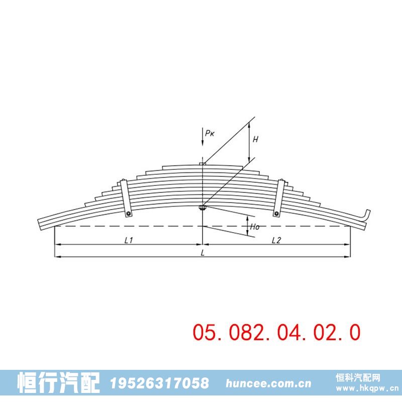 钢板弹簧叶片弹簧 05.082.04.02.0/05.082.04.02.0