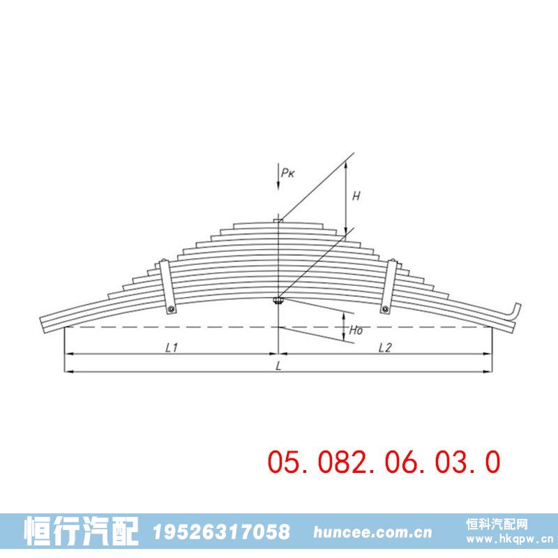 多片式进出口外贸板簧 05.082.06.03.0/05.082.06.03.0