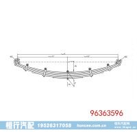 钢板弹簧平衡悬架 96363596 BS106