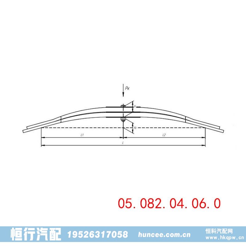 进出口多片式钢板弹簧 05.082.04.06.0/05.082.04.06.0