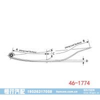 46-1774  福莱纳 前钢板弹簧