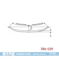 TRA-039 拖车后钢板弹簧