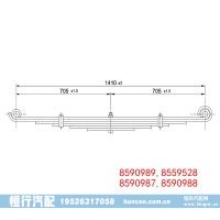 8590989 8559528 8590987 8590988 板簧悬架