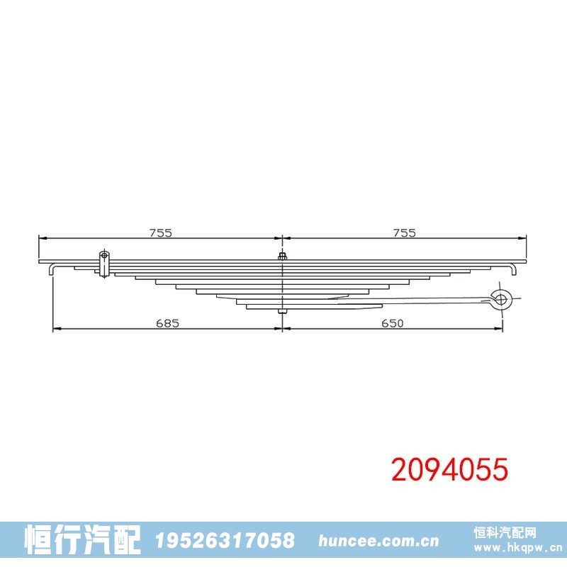 雪佛兰中型汽车底盘悬架 2094055/2094055