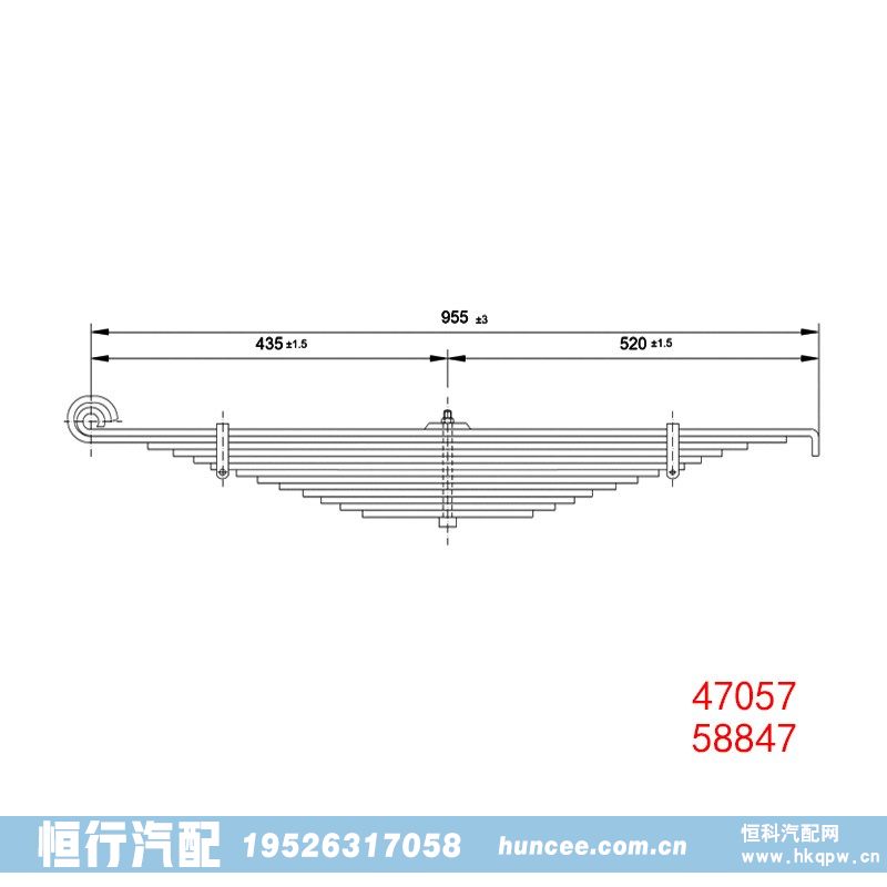 ,钢板弹簧,河南恒行机械设备有限公司