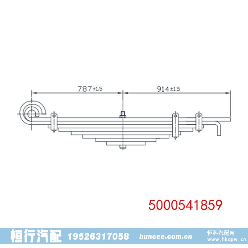 5000541859,钢板弹簧,河南恒行机械设备有限公司