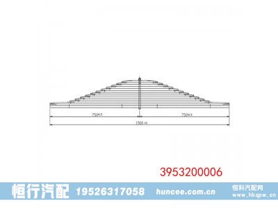 3953200006,钢板弹簧,河南恒行机械设备有限公司