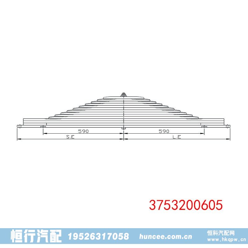 3753200605,钢板弹簧,河南恒行机械设备有限公司