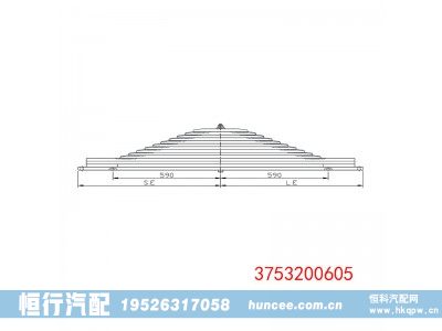 3753200605,钢板弹簧,河南恒行机械设备有限公司