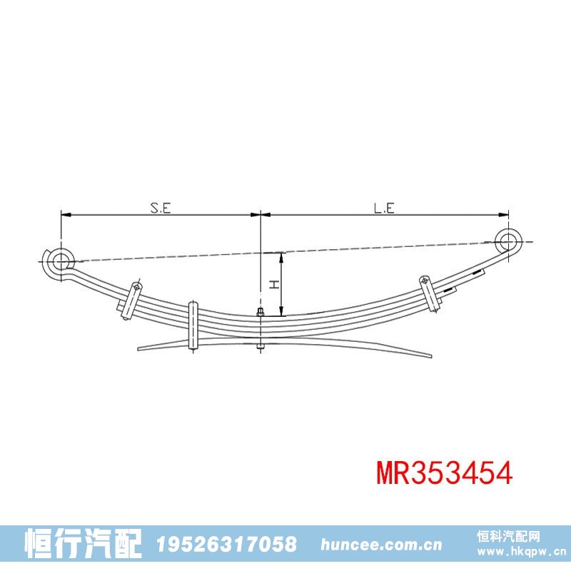 MR353454 三菱 钢板弹簧/MR353454