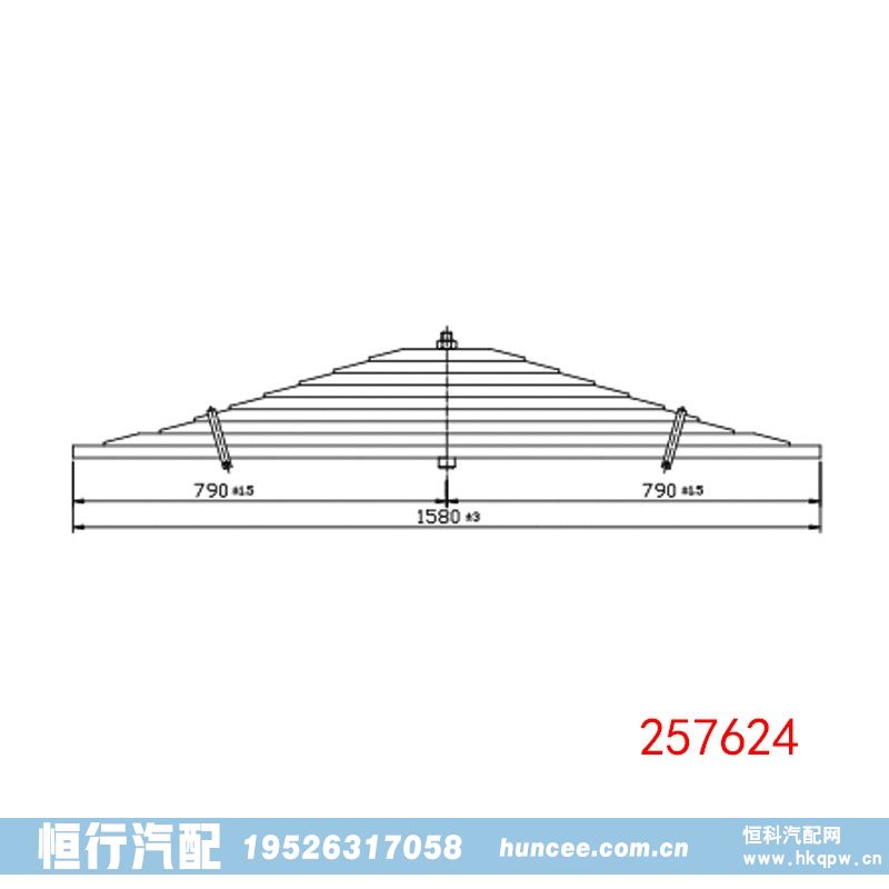 257624,钢板弹簧,河南恒行机械设备有限公司