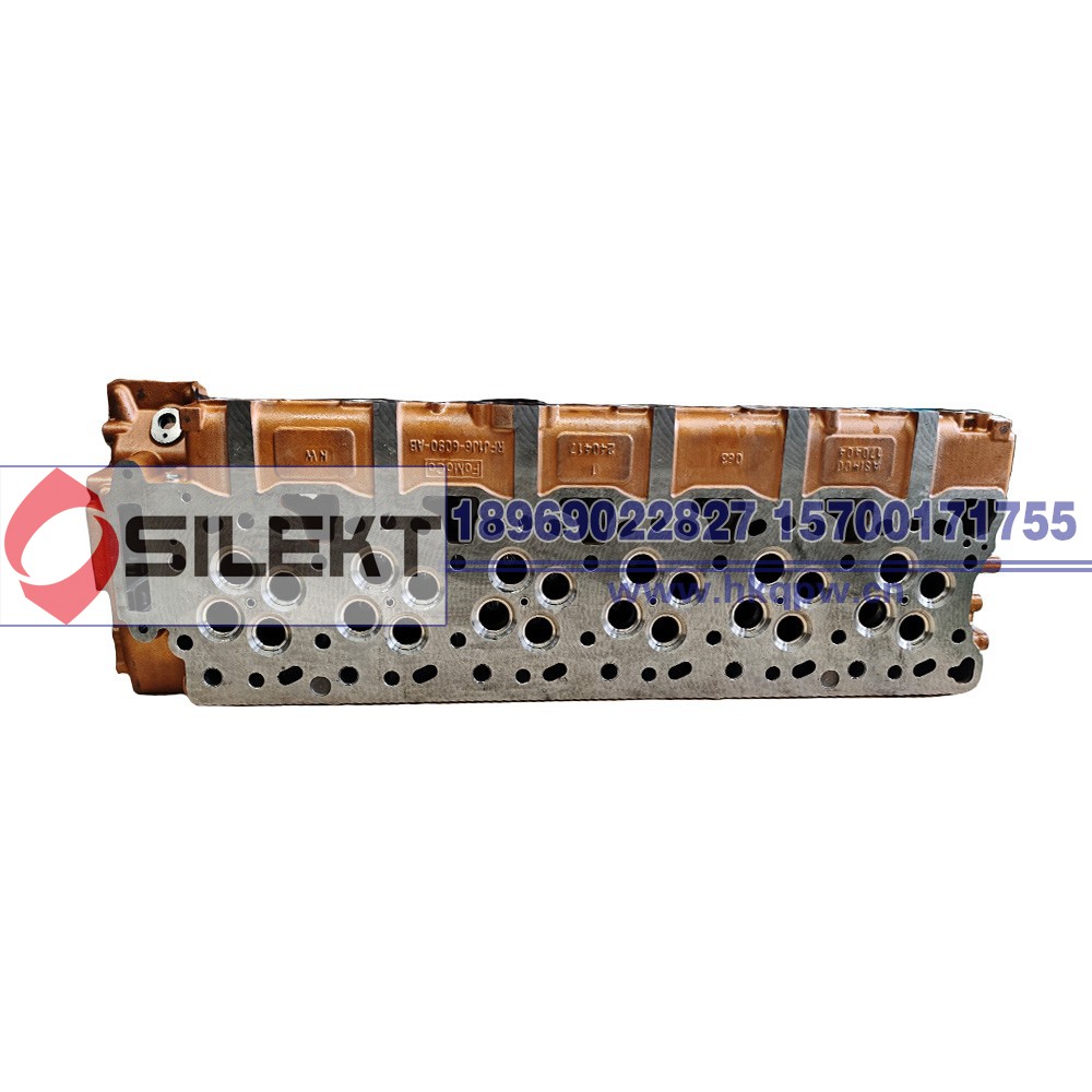 带阀门的气缸盖 J1J6-6050-AC 完整总成发动机 汽车发动机零件 适用于 FD 12.7L 13L 适用于 JMC 适用于 FOMOCO/J1J6-6050-AC