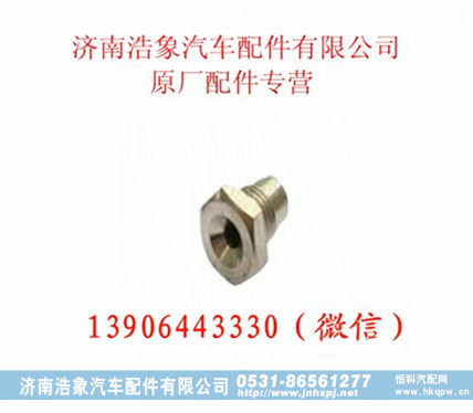 潍柴WD615WD12欧二 WP10发动机主油道后螺塞